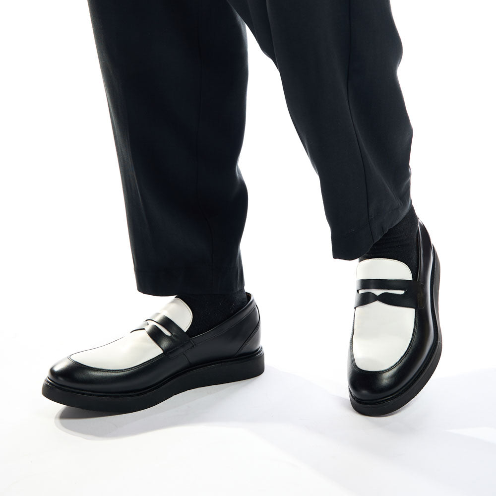 Sid Combo Loafers Black/White