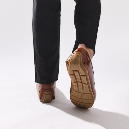 Collins Washed Loafers Tan