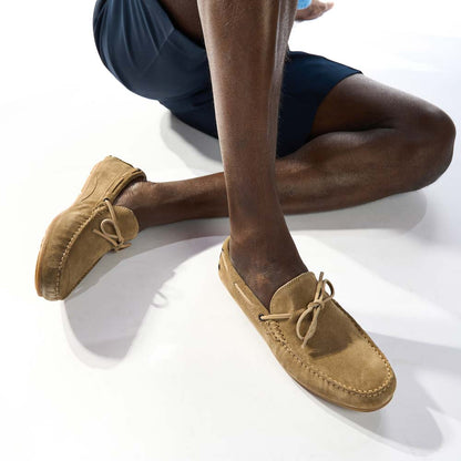 Brooks Suede Loafers Sand