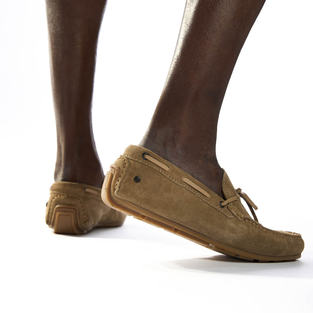 Brooks Suede Loafers Sand