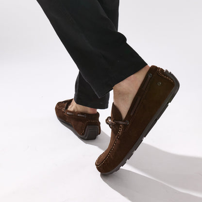 Brooks Suede Loafers Brown