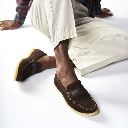 Drum Suede Loafers Brown
