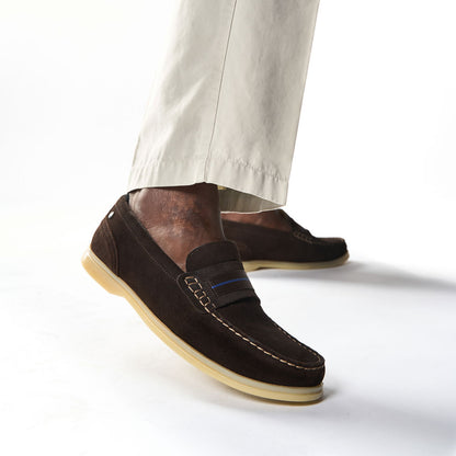 Drum Suede Loafers Brown