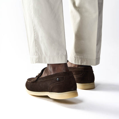 Snapper Suede Loafers Brown