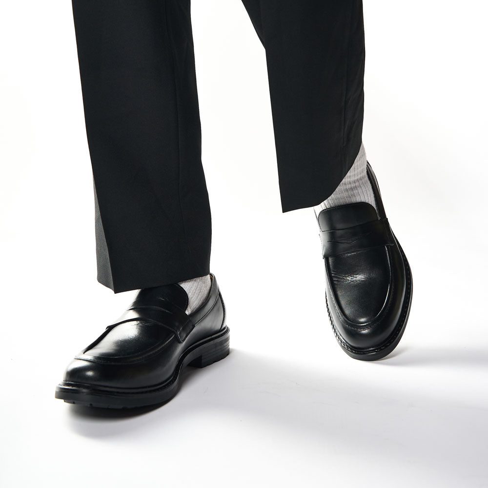 Ivey Burnished Loafers Black