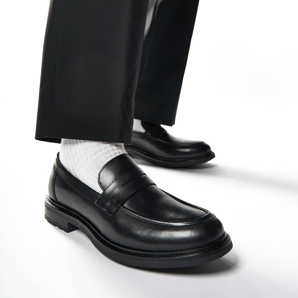 Ivey Burnished Loafers Black