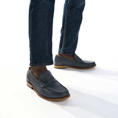 Garfield Nubuck Loafers Navy