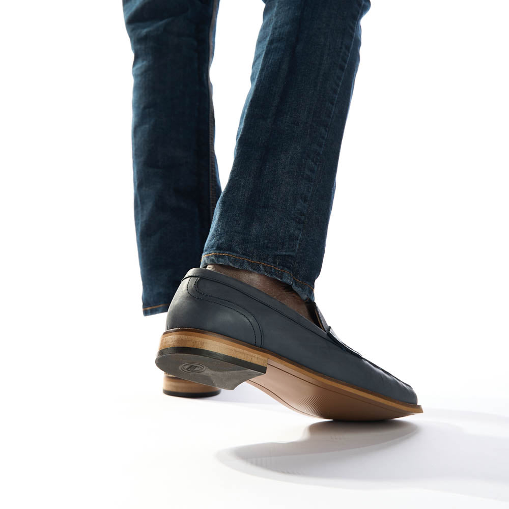 Garfield Nubuck Loafers Navy