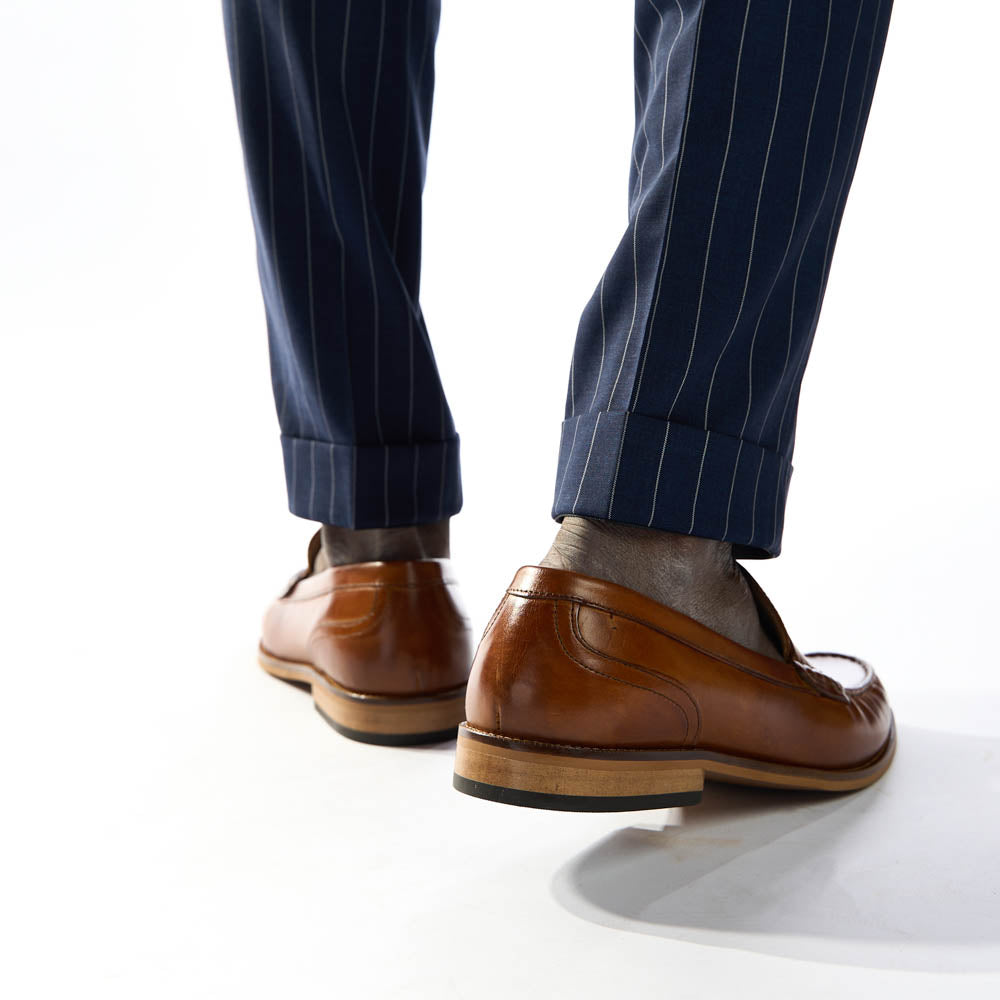 Garfield Washed Loafers Tan