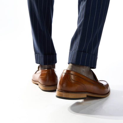Garfield Washed Loafers Tan