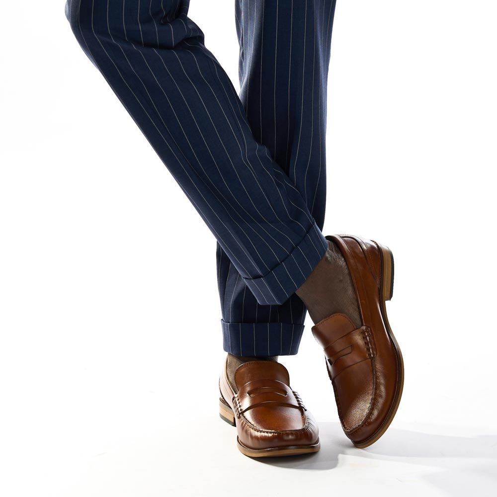 Garfield Washed Loafers Tan