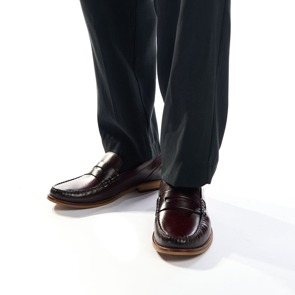 Garfield Washed Loafers Bordo