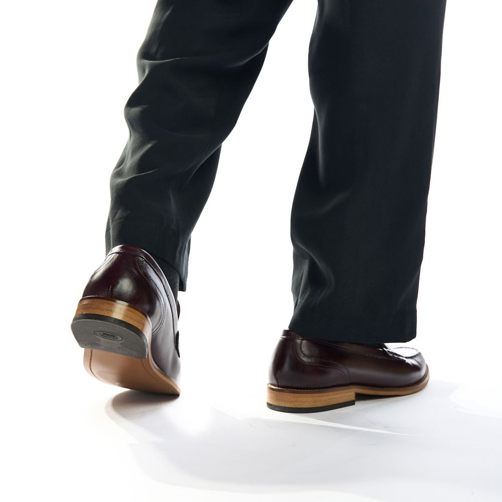 Garfield Washed Loafers Bordo