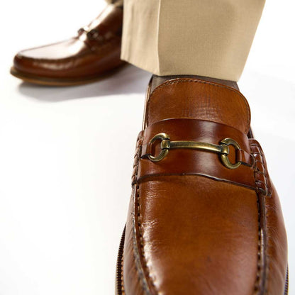 Madison Washed Loafers Tan