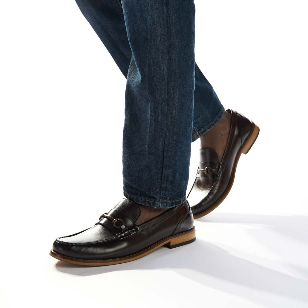 Madison Washed Loafers Brown