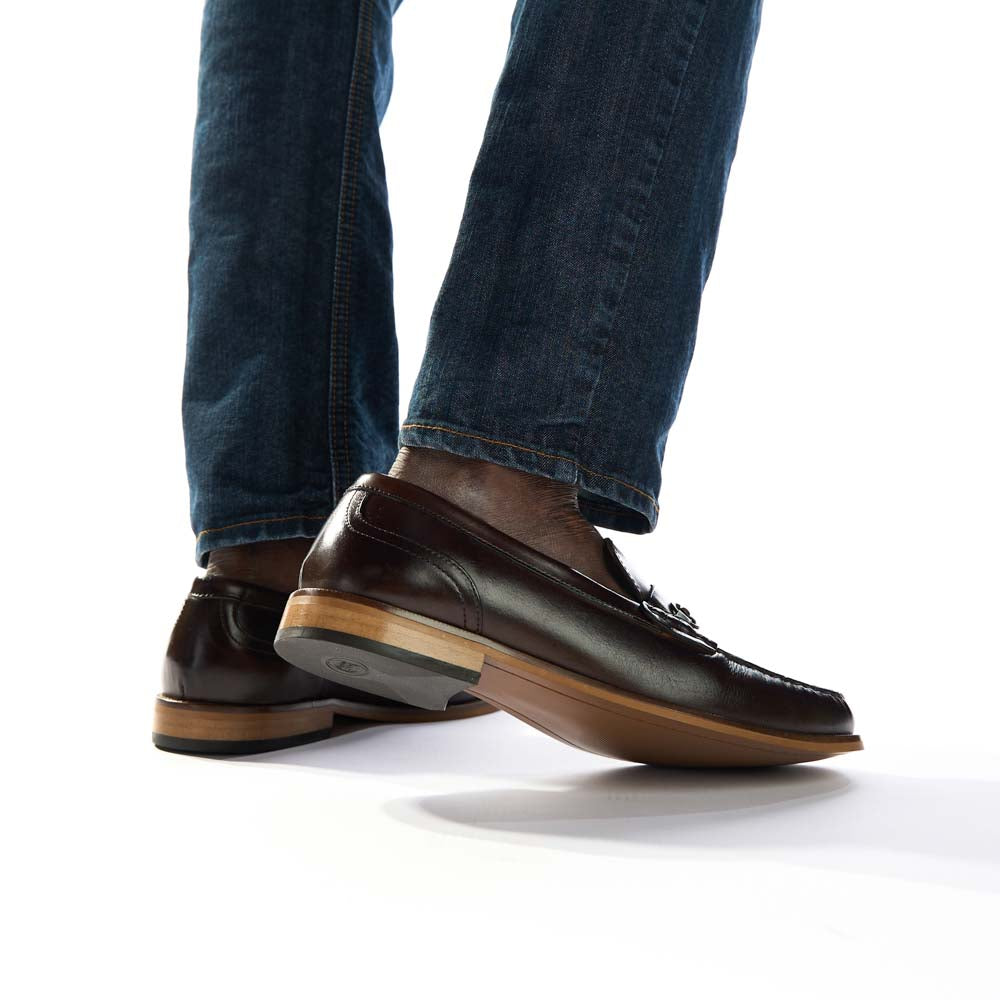 Madison Washed Loafers Brown
