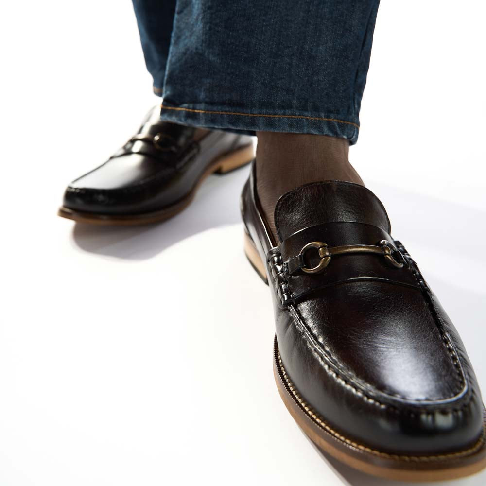 Madison Washed Loafers Brown