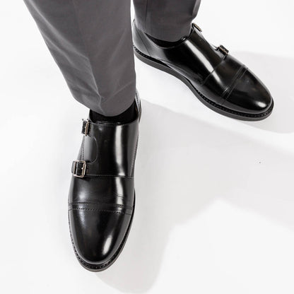 Knight Hi Shine Double Monk Black