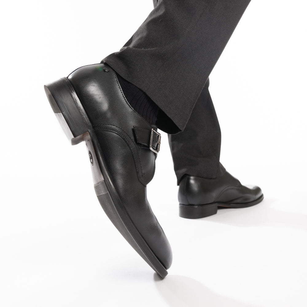 Faraday Waxy Monk Strap Black