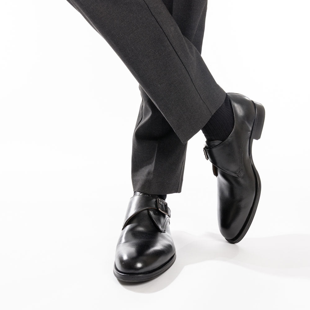 Faraday Waxy Monk Strap Black