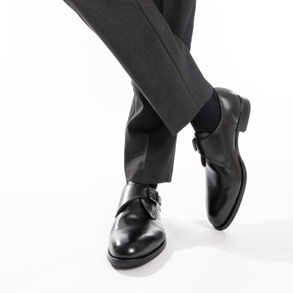 Faraday Waxy Monk Strap Black