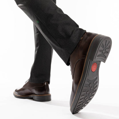 Durham Washed Derby Shoes Brown