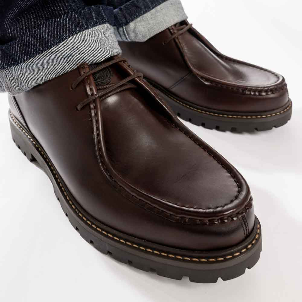 Karbon Moc Toe Shoes Brown