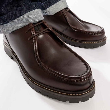 Karbon Moc Toe Shoes Brown