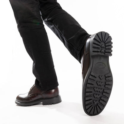 Locke Rub Off Derby Shoes Bordo