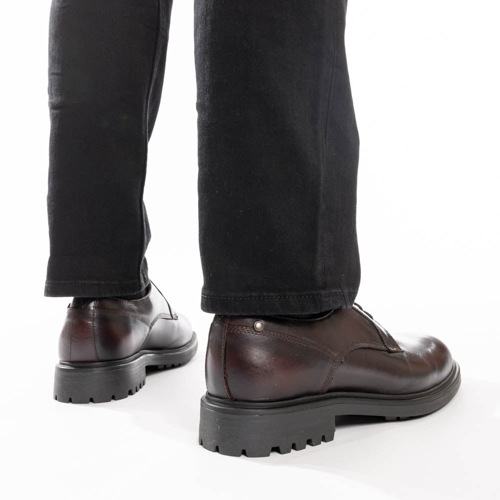 Locke Rub Off Derby Shoes Bordo