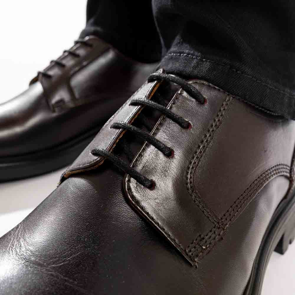 Locke Rub Off Derby Shoes Bordo