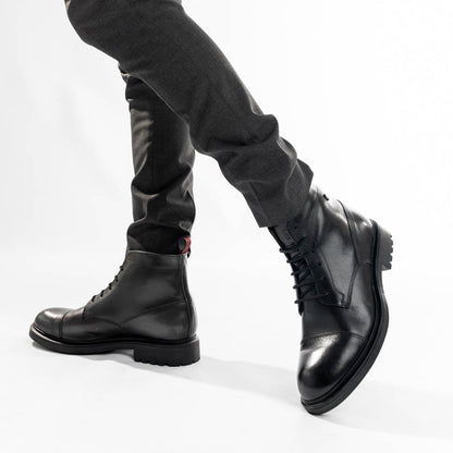 Boulton Toe Cap Boots Black