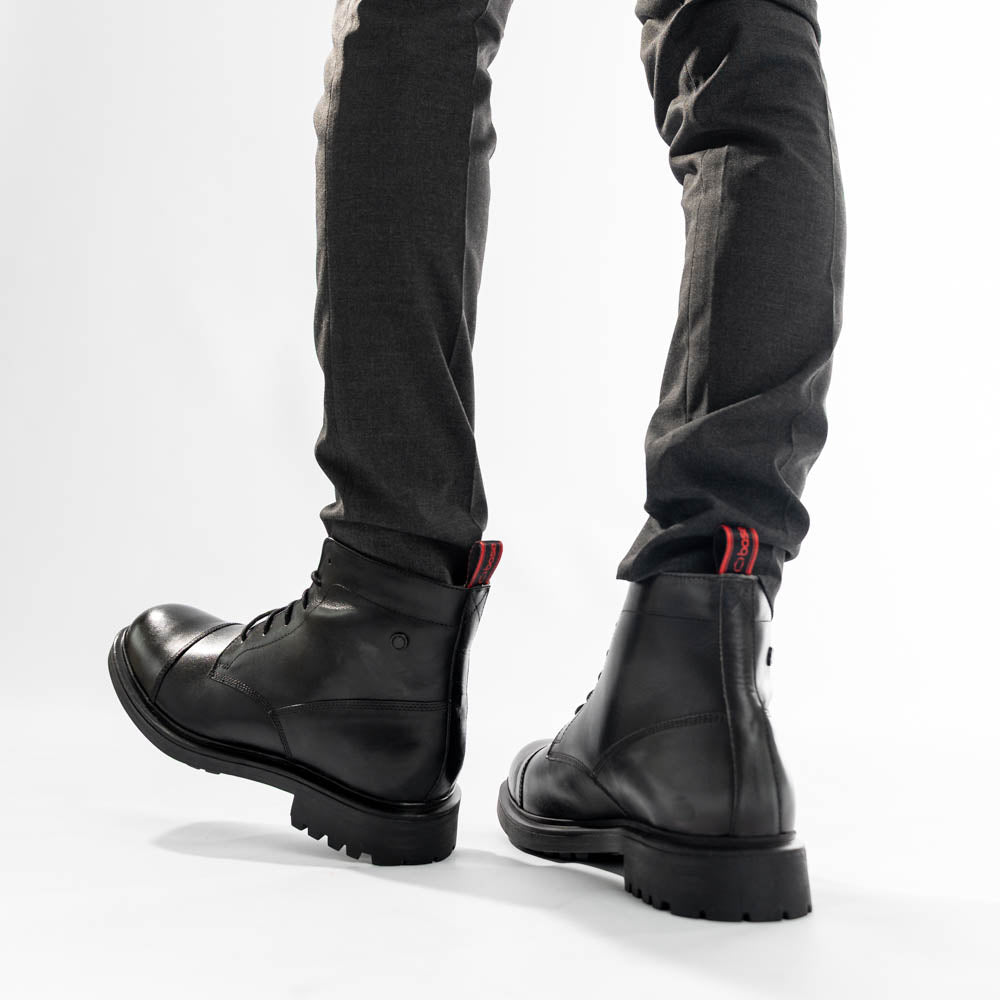 Boulton Toe Cap Boots Black