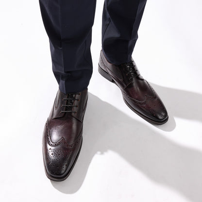 Steeple Leather Brogue Shoes Brown