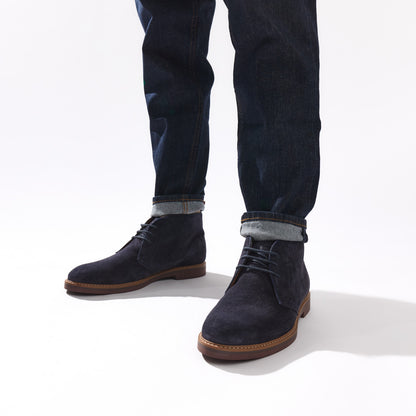Carlton Suede Chukka Boots Navy