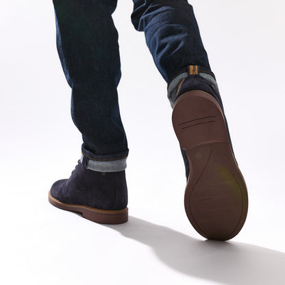 Carlton Suede Chukka Boots Navy
