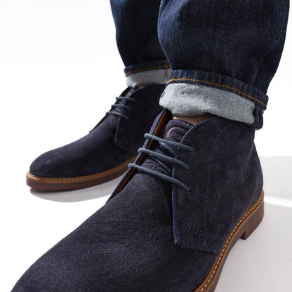 Carlton Suede Chukka Boots Navy