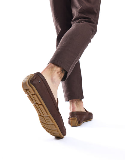 Moss Leather Driver Brown