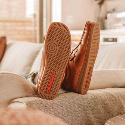 Event Waxy Moc Toe Shoes Tan