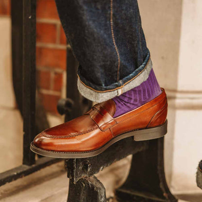 Kennedy Washed Loafers Tan