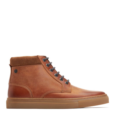 Cabbie High-Top Leather Trainers