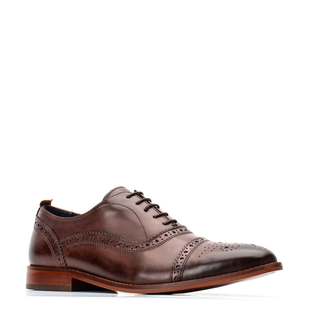 Cast Oxford Brogue Shoes Brown