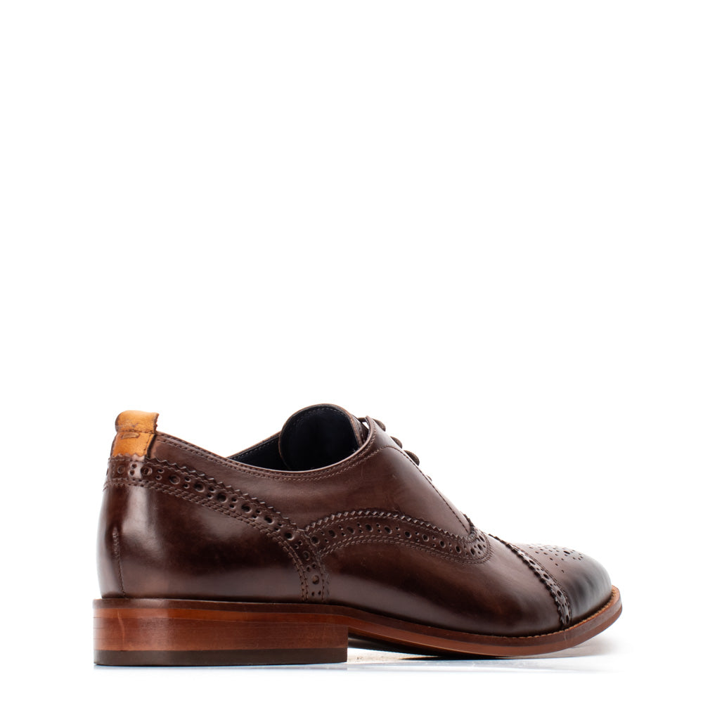 Cast Oxford Brogue Shoes Brown