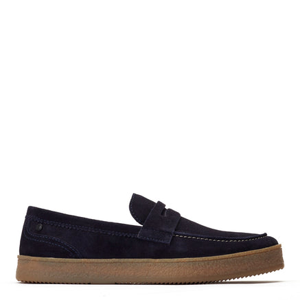 Claude Suede Penny Loafers