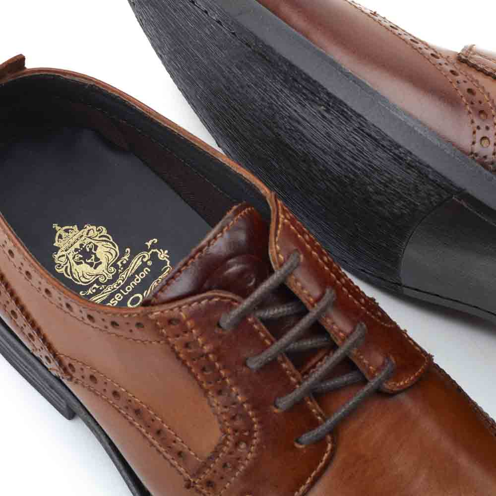 Cooper Washed Brogue Shoes