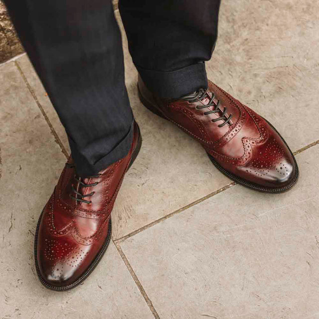 Darcy Burnished Brogue Shoes