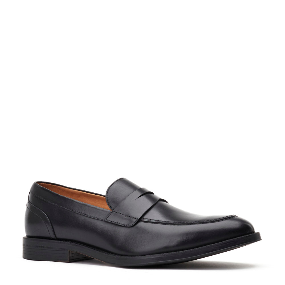 Kennedy Waxy Loafers Black