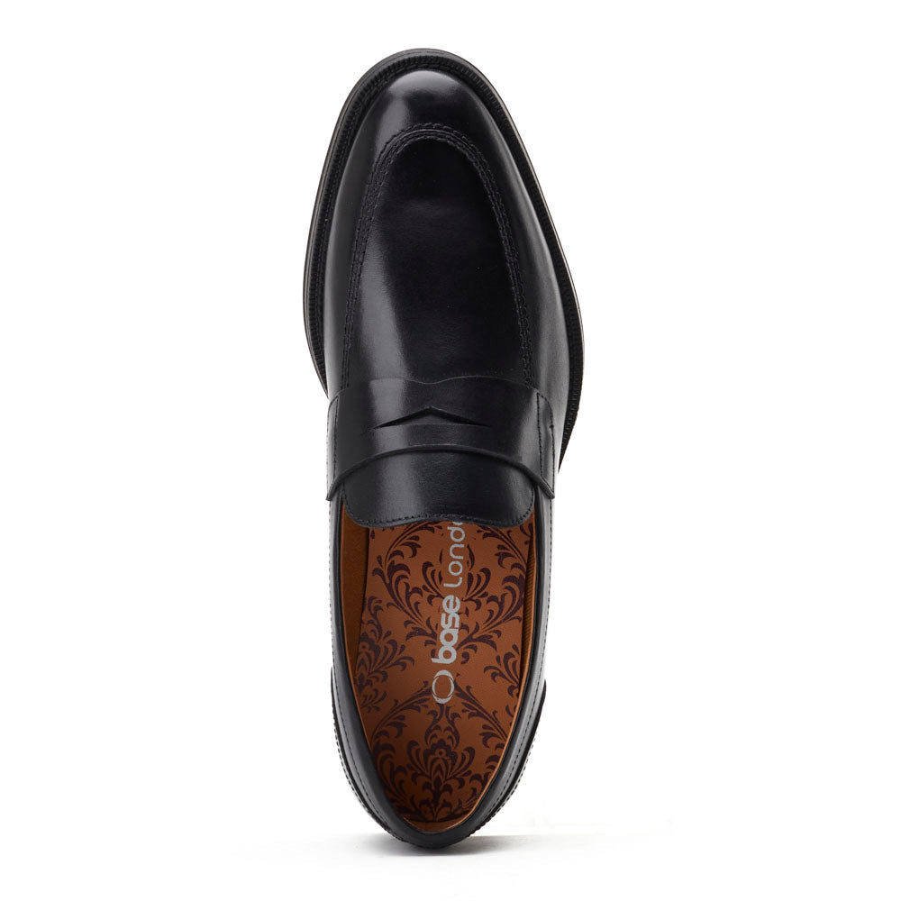 Kennedy Waxy Loafers Black