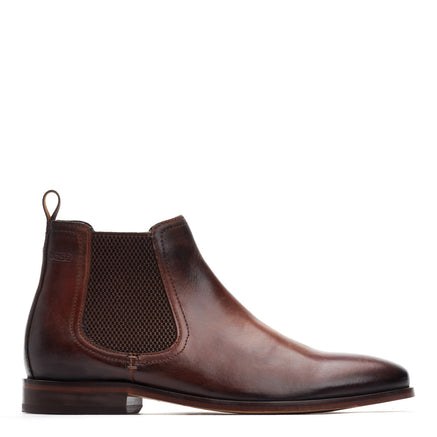 Mens brown on sale leather chelsea boots