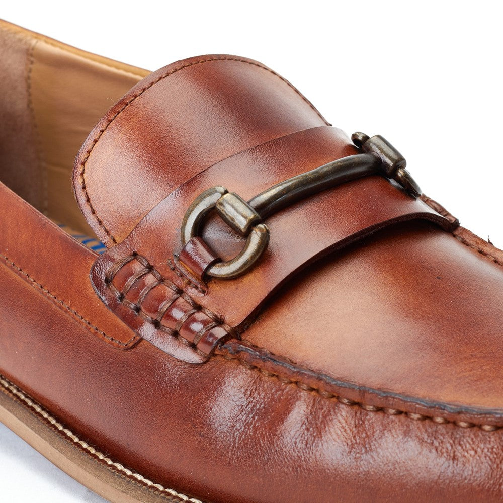 Madison Washed Loafers Tan
